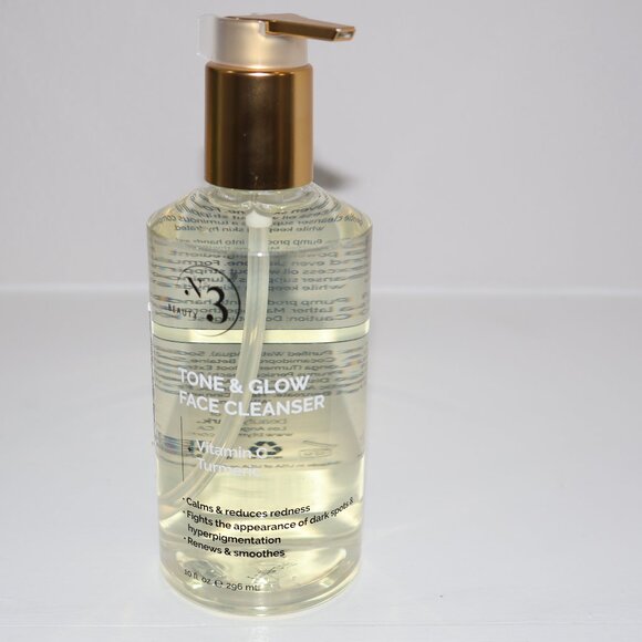 No.3 Beauty Tone & Glow Face Cleanser – Vitamin C + Turmeric – 10 fl oz – New - Picture 2 of 5